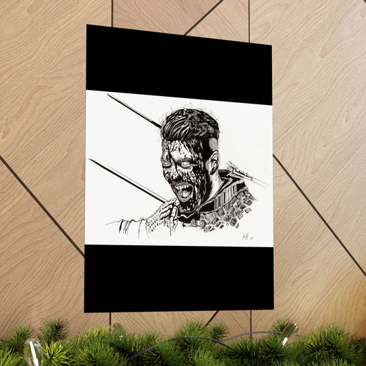 Ivar the Boneless Wall Art – Vikings TV Fan Art Print