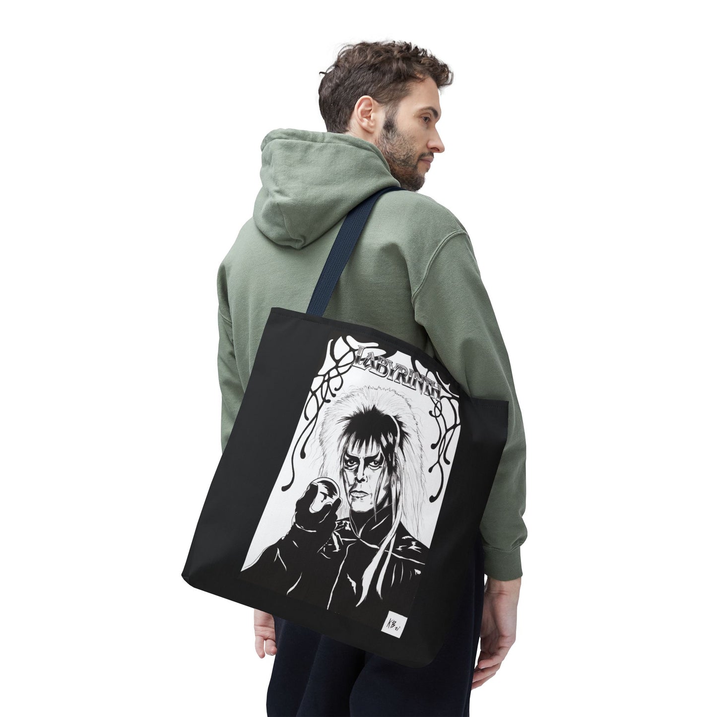 Jareth the Goblin King Tote Bag – Labyrinth Fan Art Market Tote