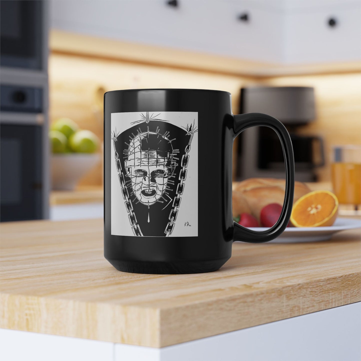 Hellraiser Pinhead Coffee Mug – Horror Fan 15oz Ceramic Mug