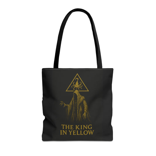 King in Yellow Tote Bag – Cosmic Horror Carcosa Market Tote