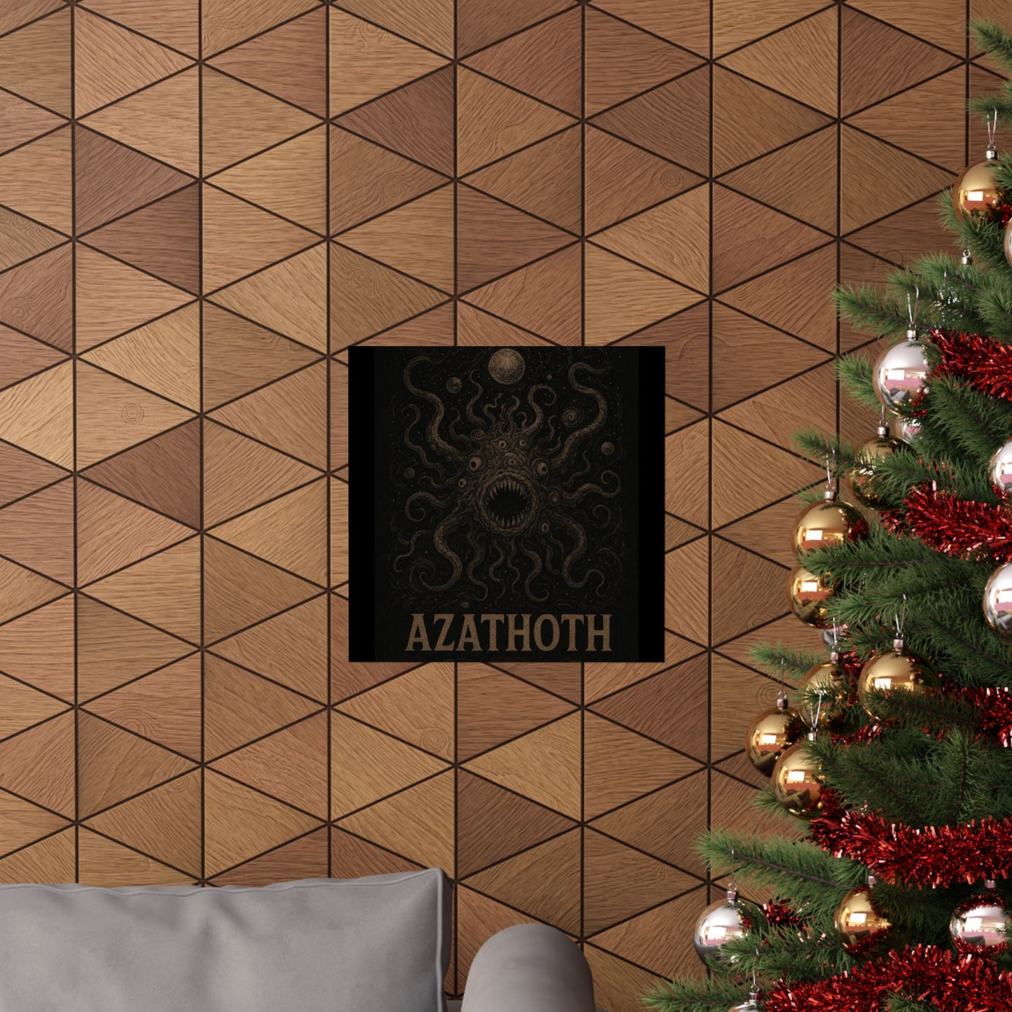 Azathoth Cosmic Horror Unleashed Wall Art – Lovecraftian Occult Matte Poster for Horror & TTRPG Fans