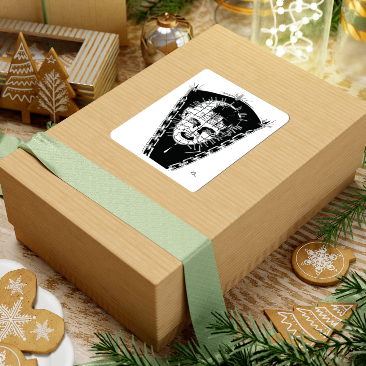 Pinhead from Hellraiser Sticker for Horror Fans