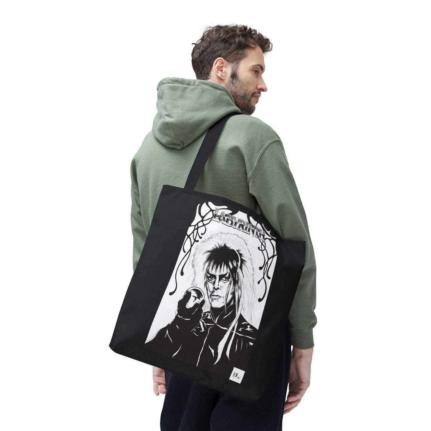 Jareth the Goblin King Tote Bag – Labyrinth Fan Art Market Tote