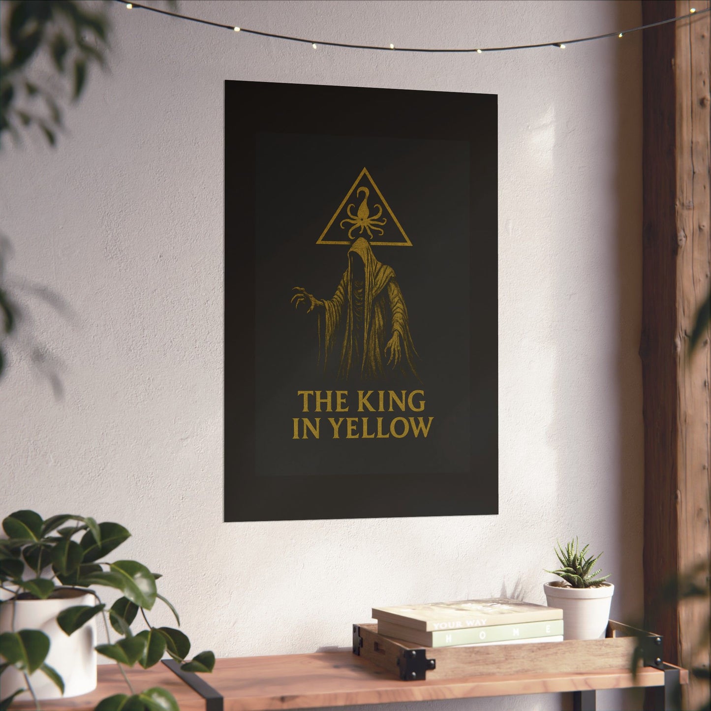 King in Yellow Wall Art