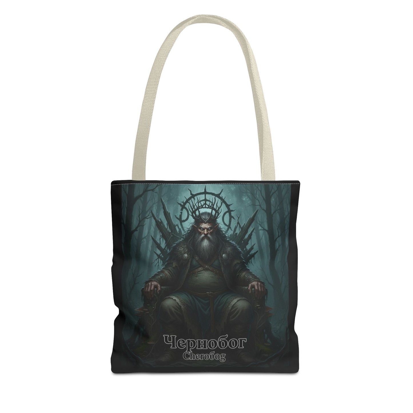 Chernobog Tote Bag – Slavic God of Darkness Folklore Tote