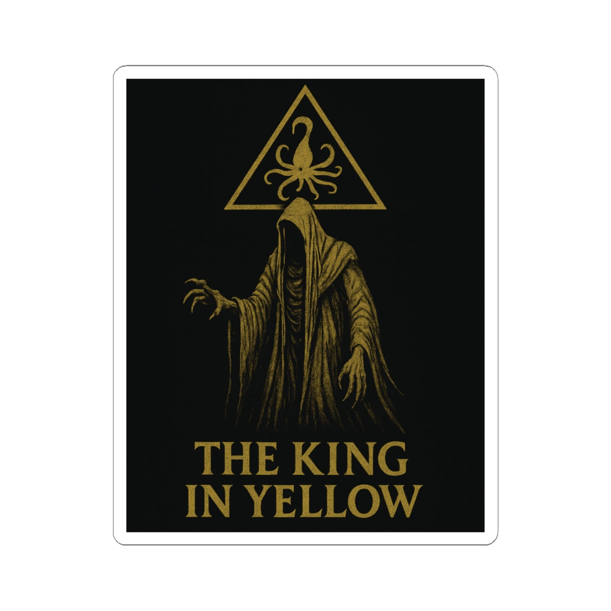 King in Yellow Vinyl Sticker