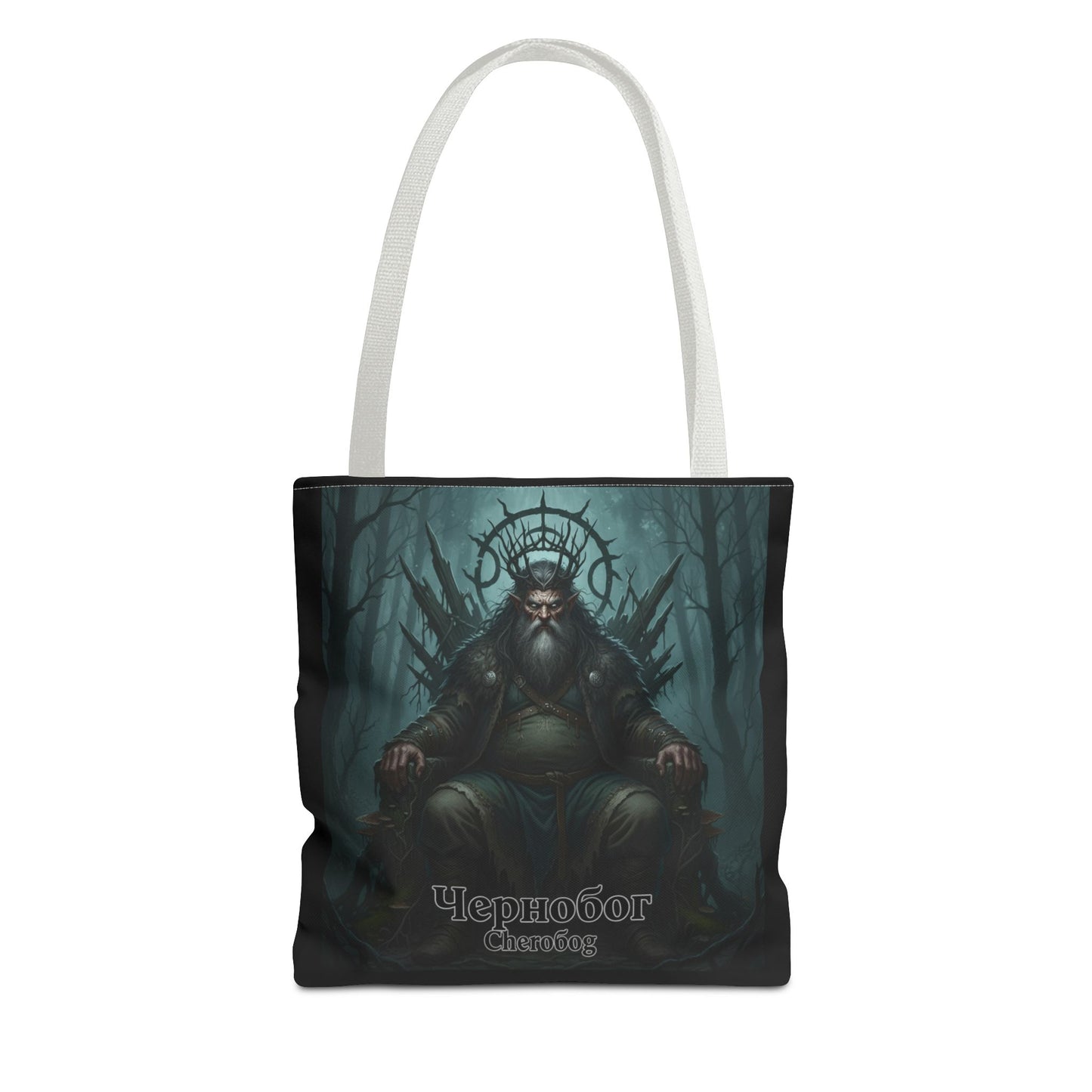 Chernobog Tote Bag – Slavic God of Darkness Folklore Tote