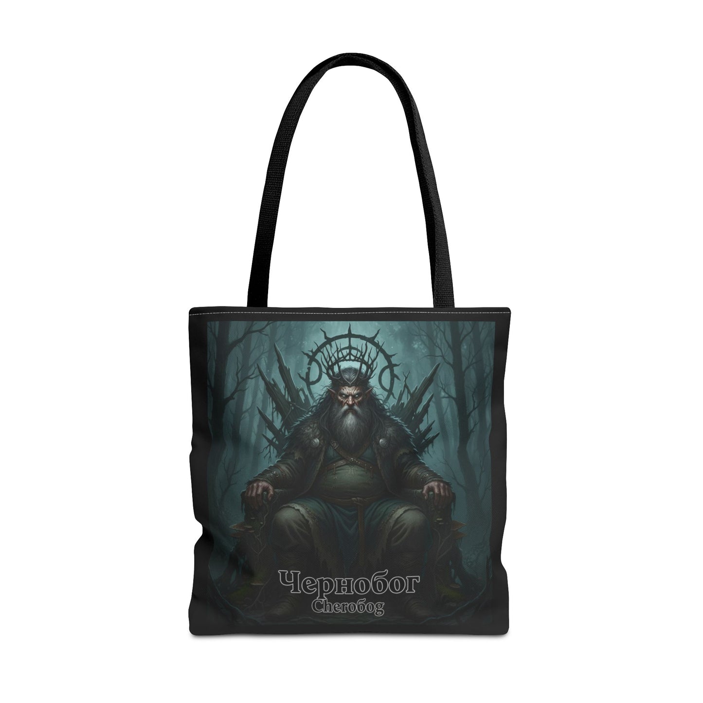 Chernobog Tote Bag – Slavic God of Darkness Folklore Tote