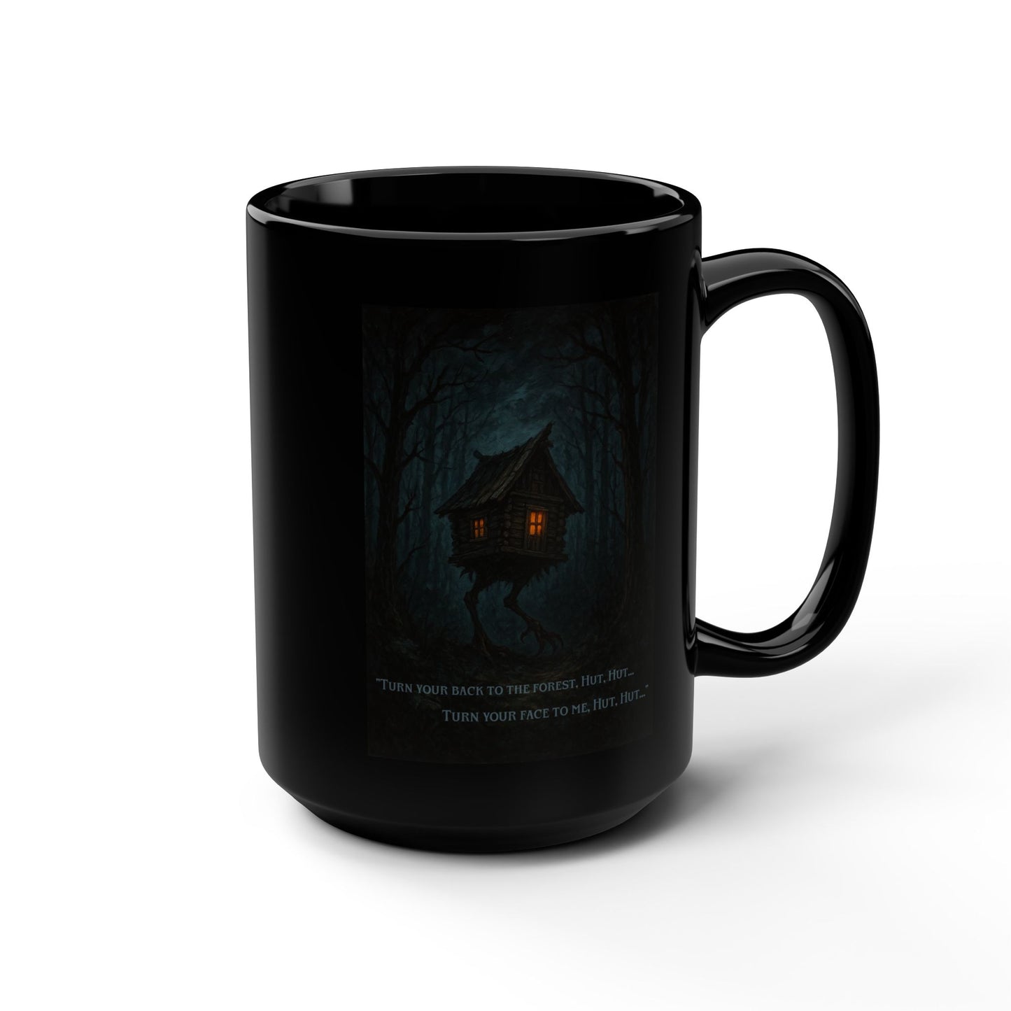 Hut Hut Coffee Mug – Baba Yaga’s Walking Hut Folklore Cup