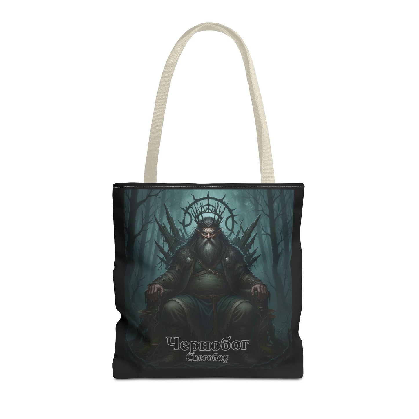 Chernobog Tote Bag – Slavic God of Darkness Folklore Tote