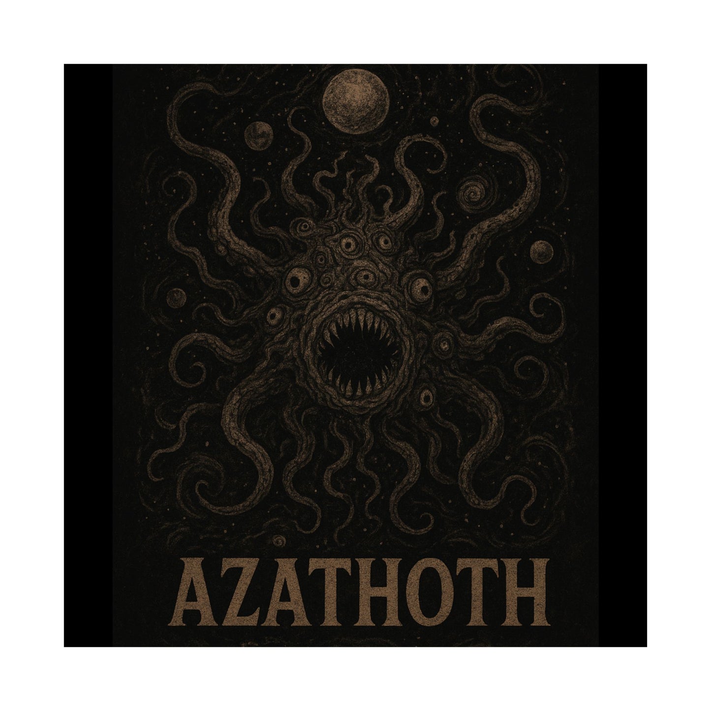 Azathoth Cosmic Horror Unleashed Wall Art – Lovecraftian Occult Matte Poster for Horror & TTRPG Fans