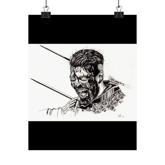 Ivar the Boneless Wall Art – Vikings TV Fan Art Print