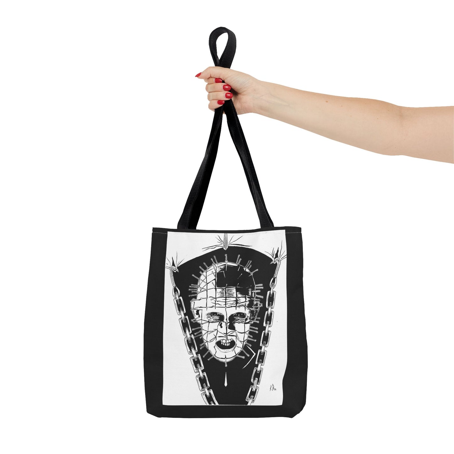 Hellraiser Pinhead Tote Bag – Horror Fan Canvas Shopper