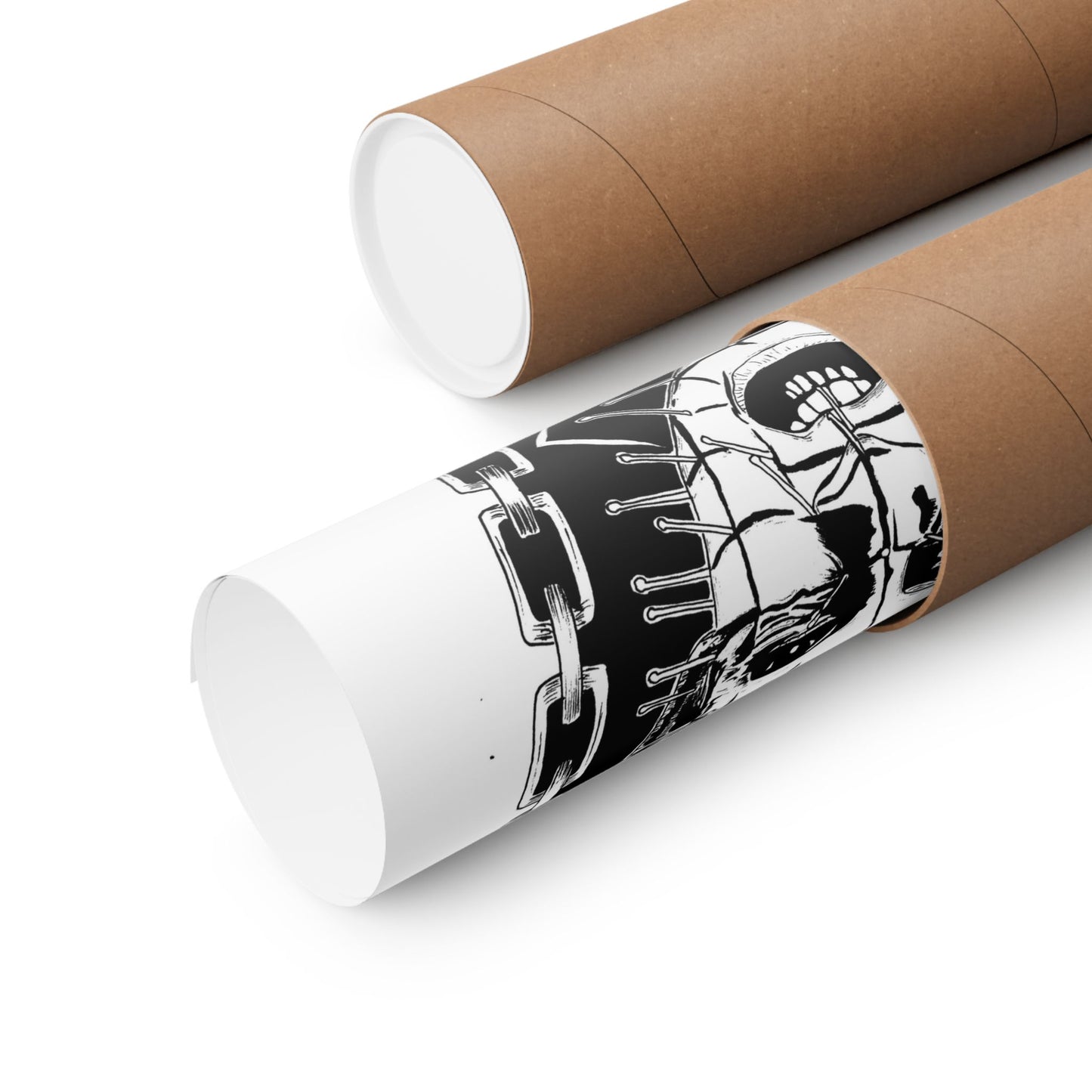 Hellraiser Pinhead Portrait Wall Art – Dark Horror Matte Poster for Fans