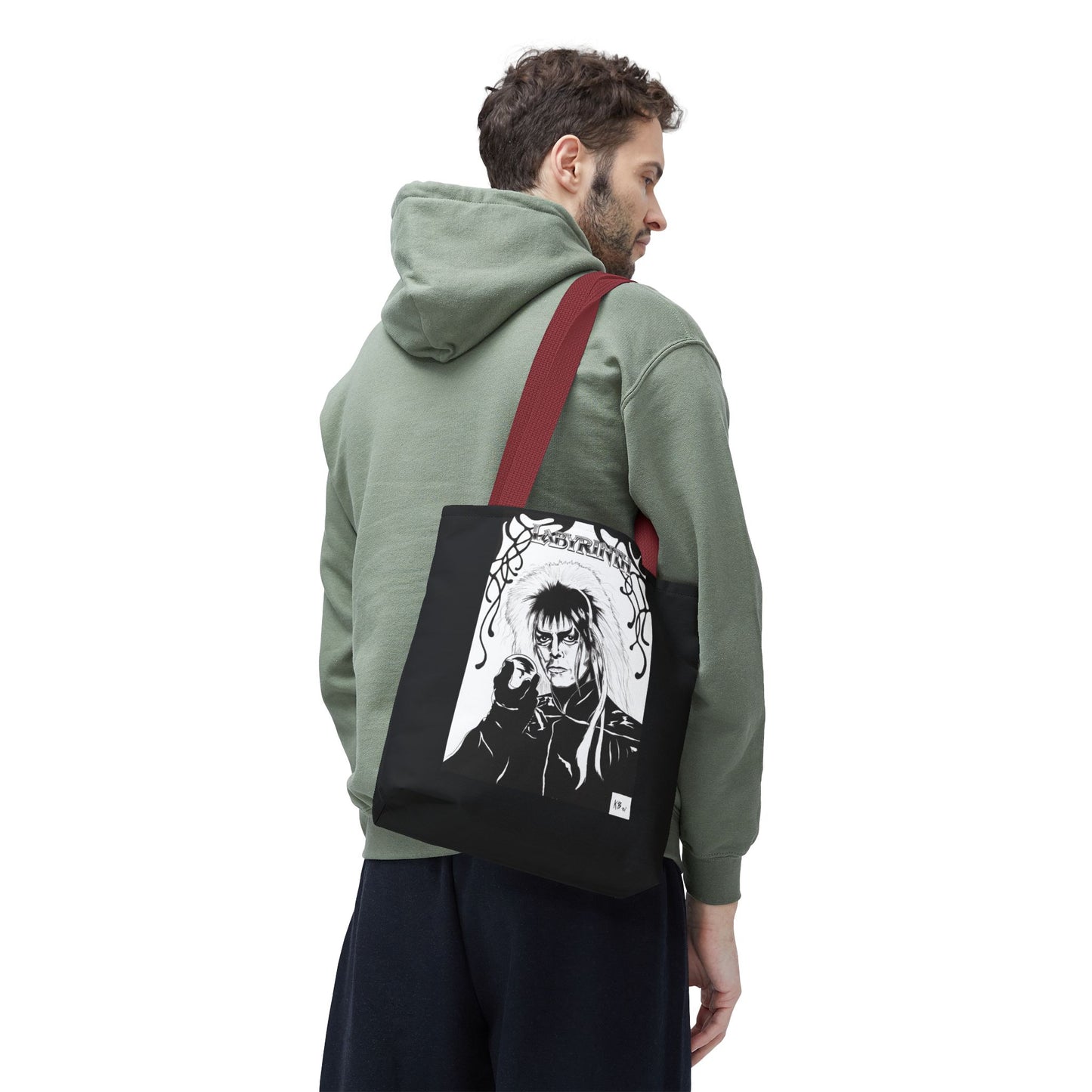 Jareth the Goblin King Tote Bag – Labyrinth Fan Art Market Tote