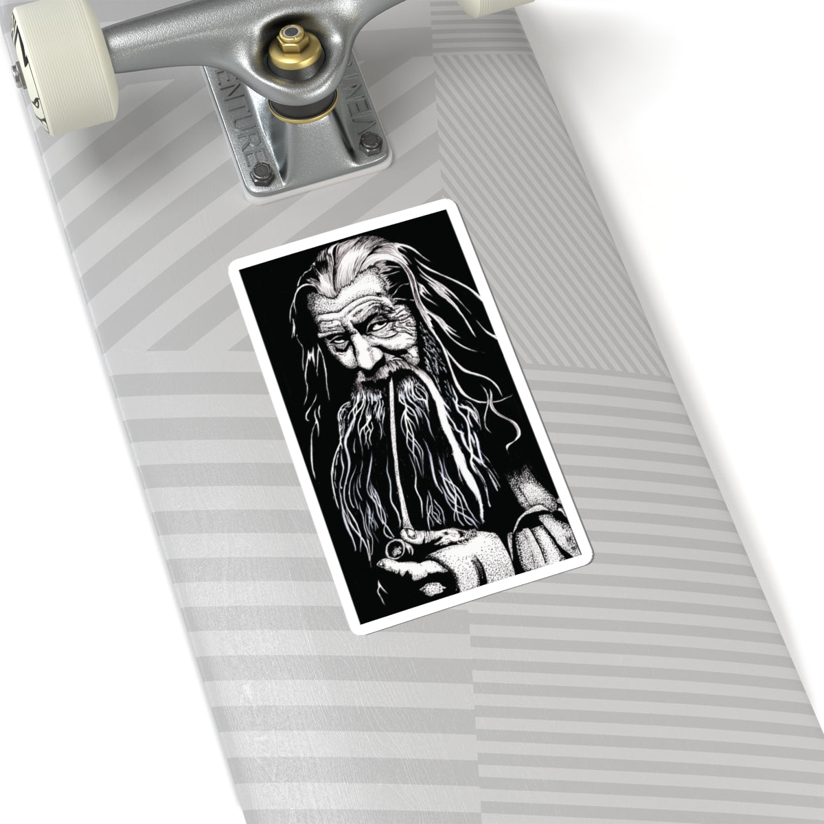 Gandalf LOTR Mystical Wizard Sticker – Fantasy Decal for Laptops, Notebooks & TTRPG Gear