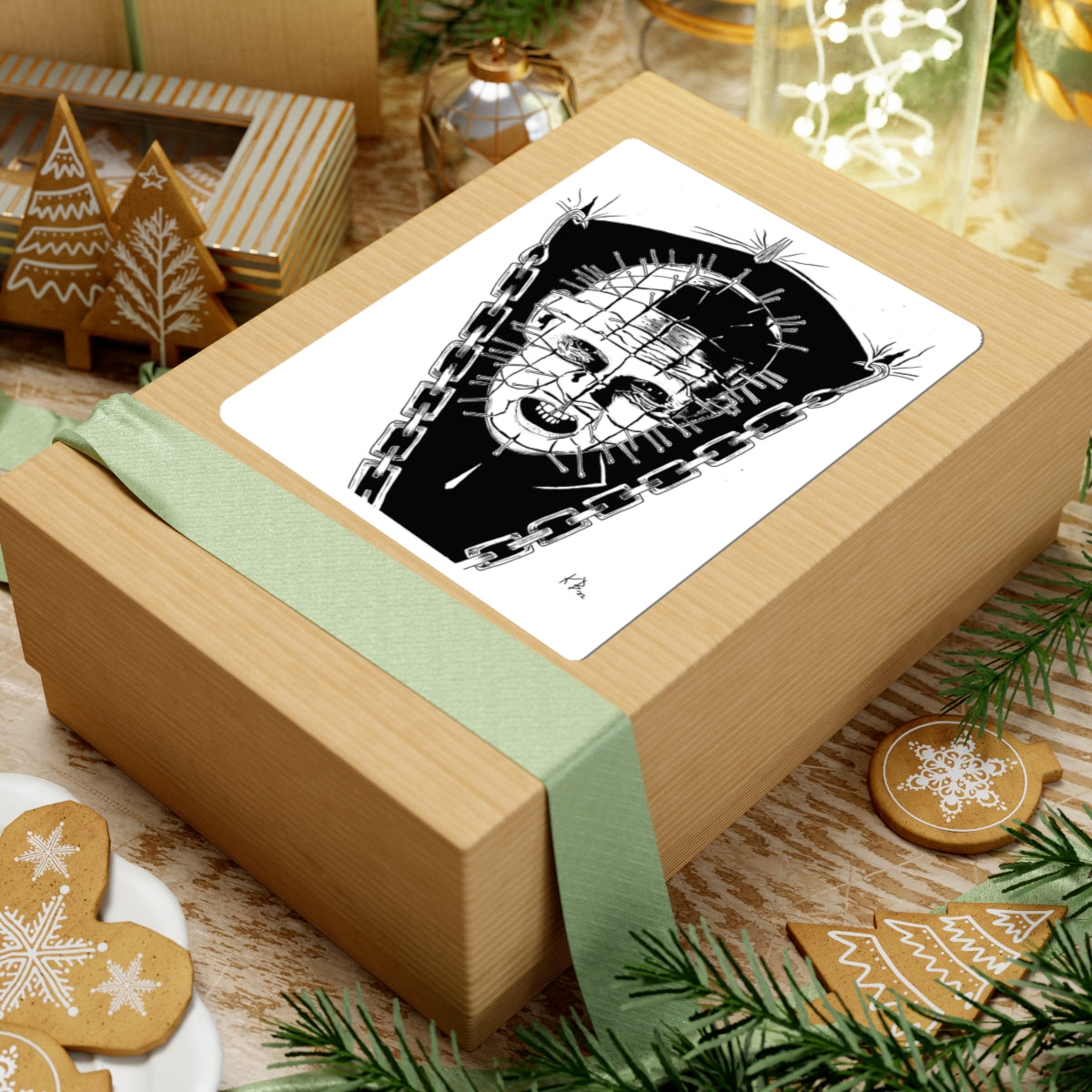 Pinhead from Hellraiser Sticker for Horror Fans