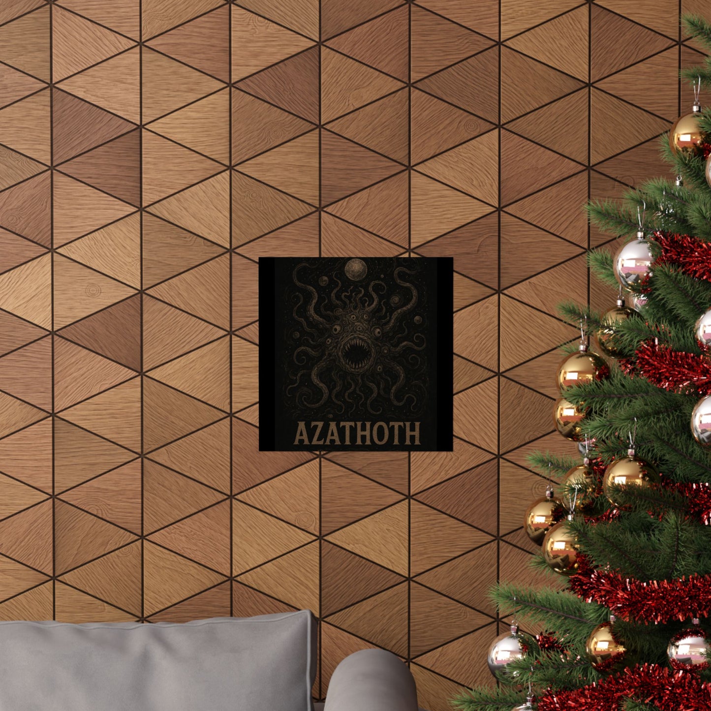 Azathoth Cosmic Horror Unleashed Wall Art – Lovecraftian Occult Matte Poster for Horror & TTRPG Fans