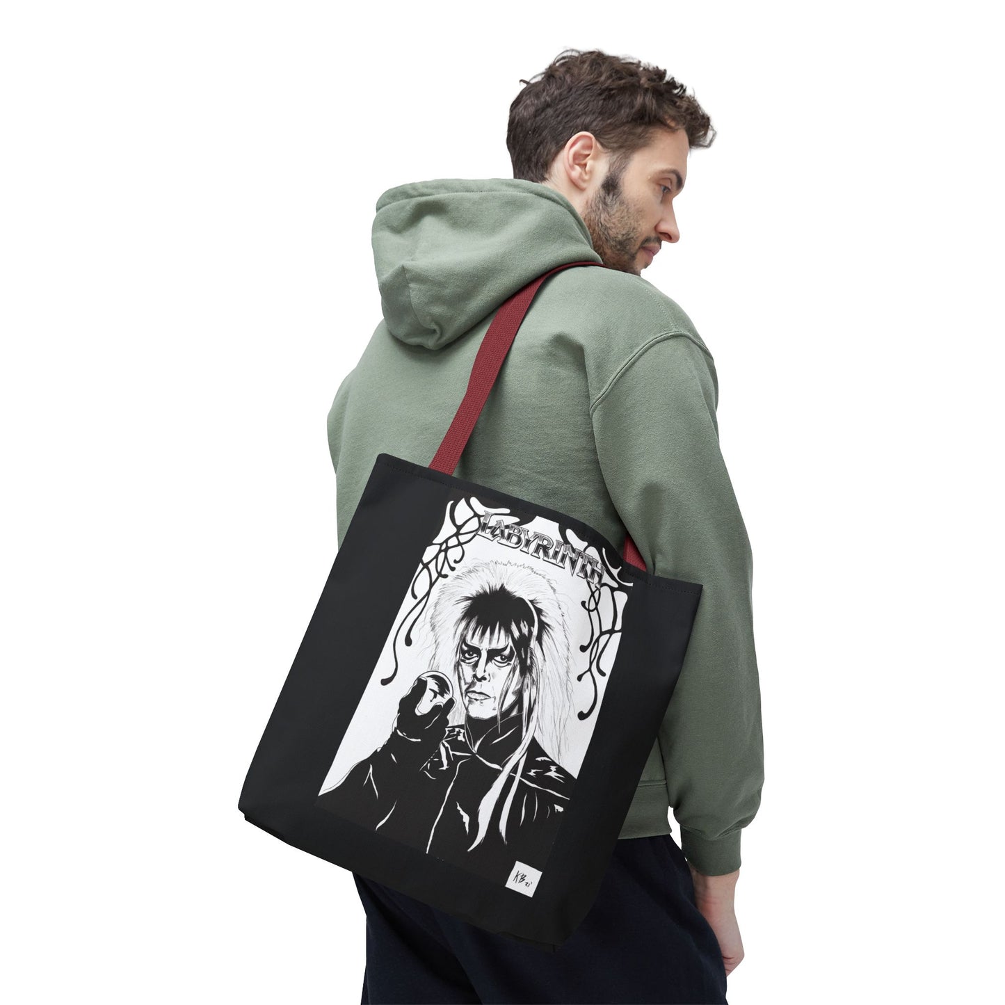 Jareth the Goblin King Tote Bag – Labyrinth Fan Art Market Tote