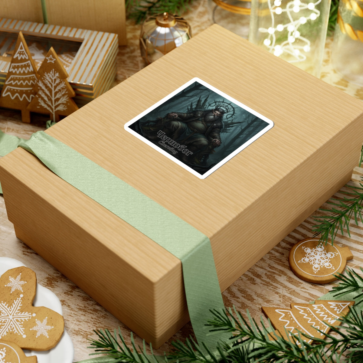 Chernobog Vinyl Sticker – Slavic Darkness God Folklore Decal