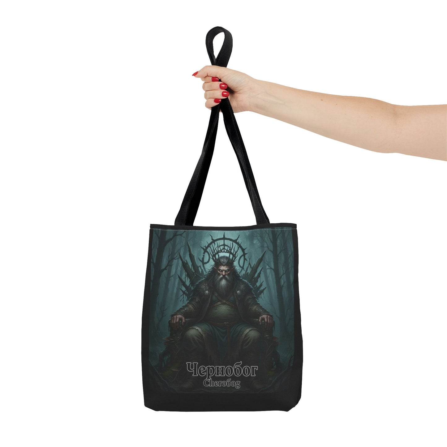 Chernobog Tote Bag – Slavic God of Darkness Folklore Tote