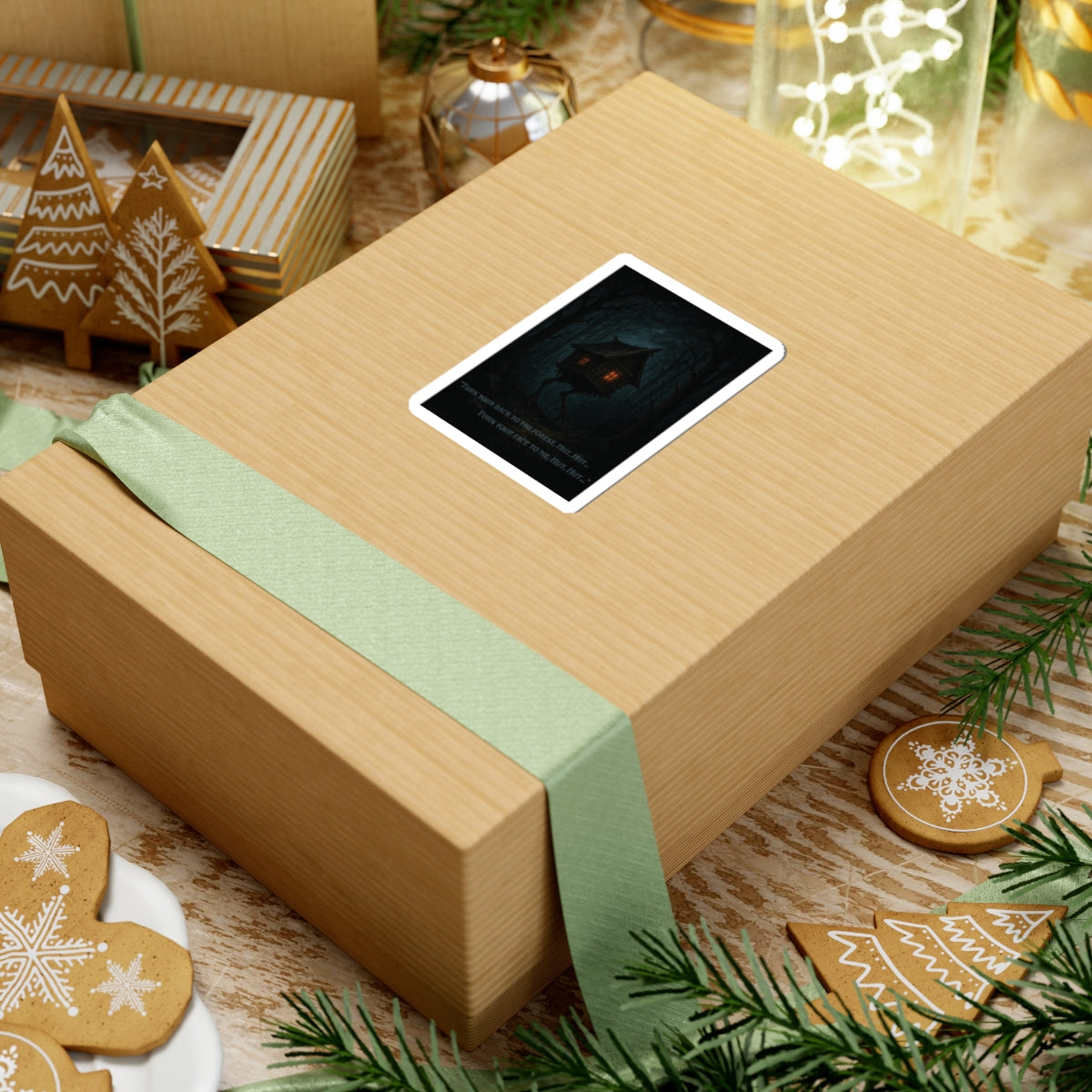 Hut Hut Vinyl Sticker – Baba Yaga’s Walking Hut Folklore Decal