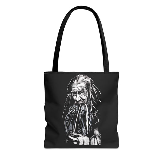 Gandalf LOTR Wizard Tote Bag – Fantasy Canvas Shopper for Movie & Book Lovers