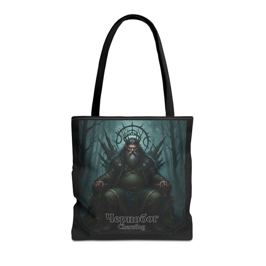 Chernobog Tote Bag – Slavic God of Darkness Folklore Tote