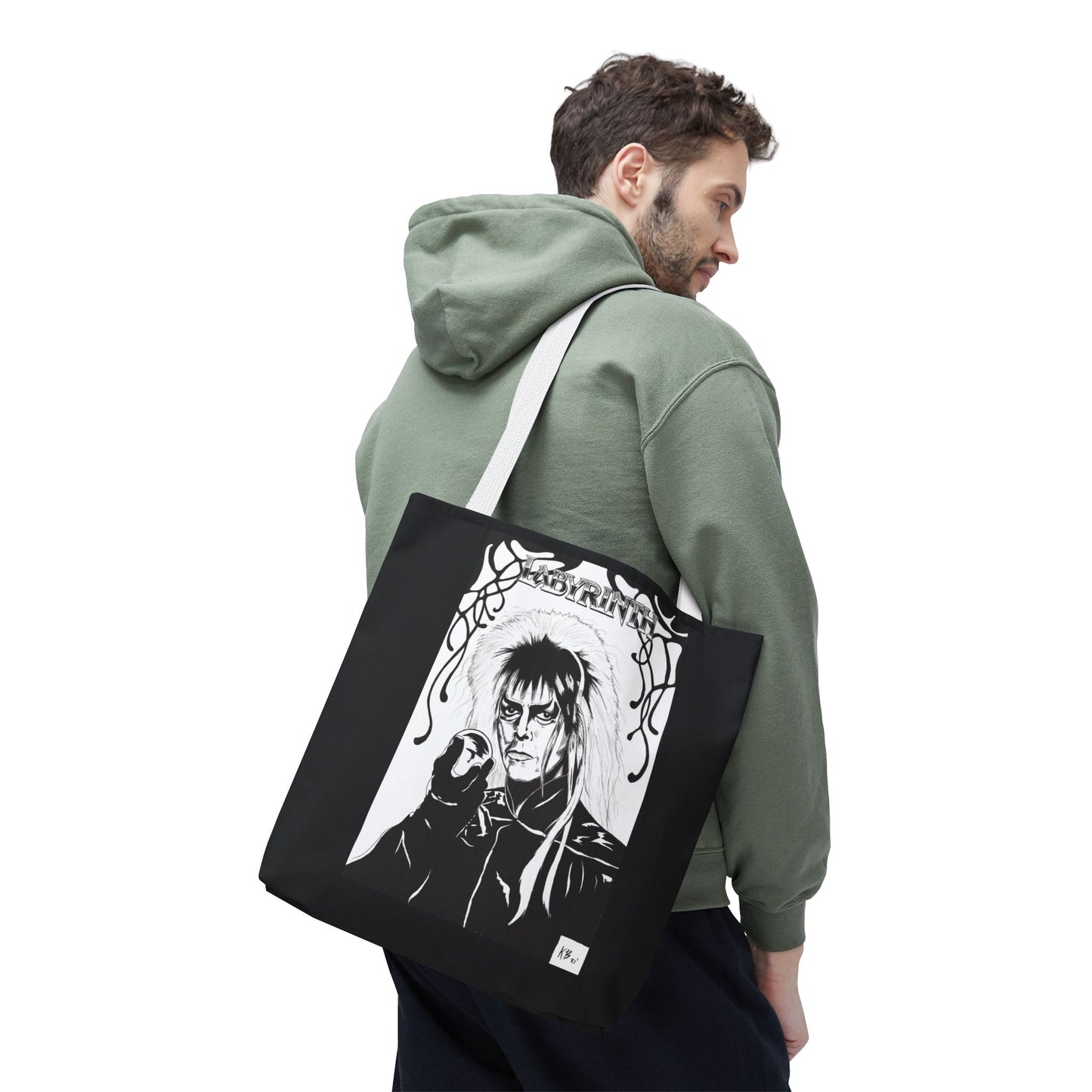 Jareth the Goblin King Tote Bag – Labyrinth Fan Art Market Tote