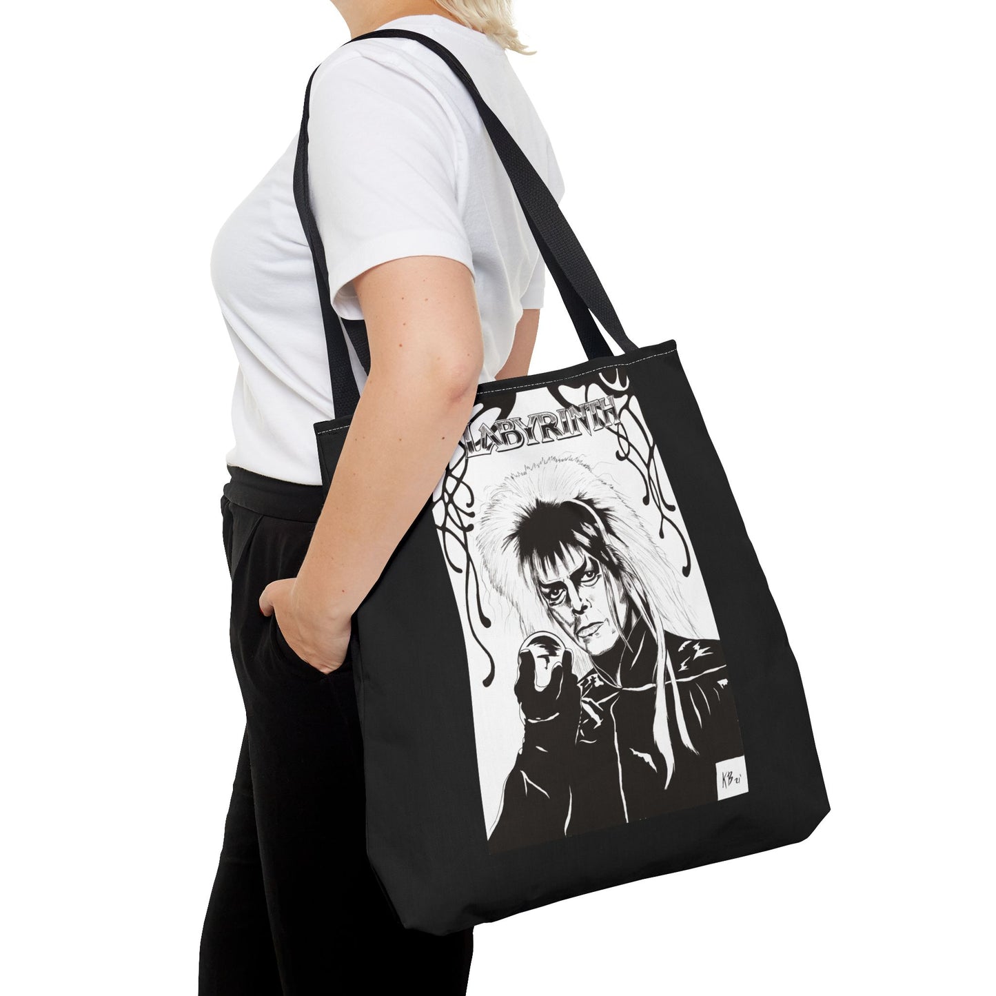 Jareth the Goblin King Tote Bag – Labyrinth Fan Art Market Tote