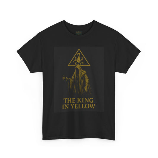 King in Yellow Unisex T‑Shirt – Eldritch Royalty Cosmic Horror Tee