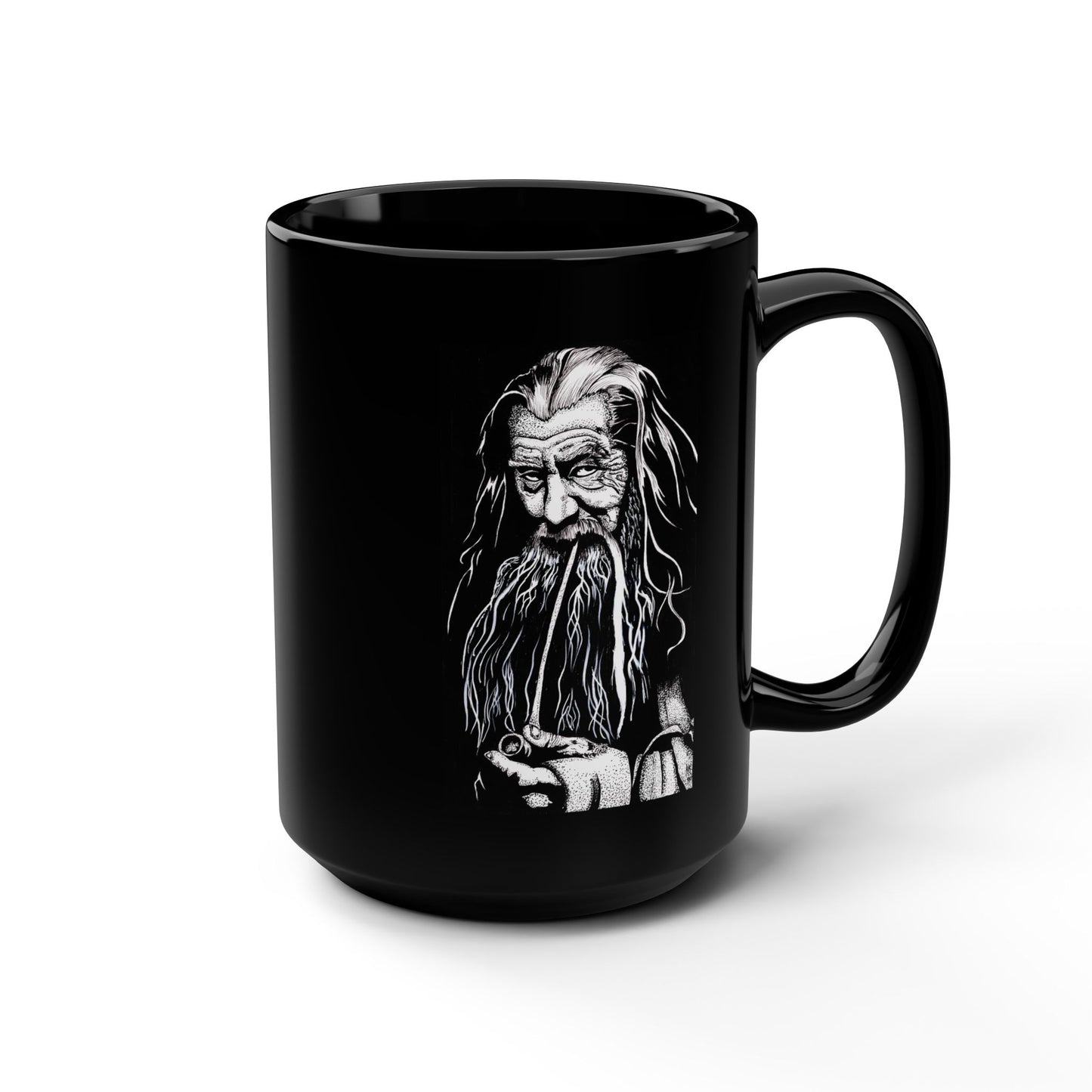 Gandalf LOTR Mystical Wizard 15oz Coffee Mug – Fantasy Mug for Movie & Book Lovers