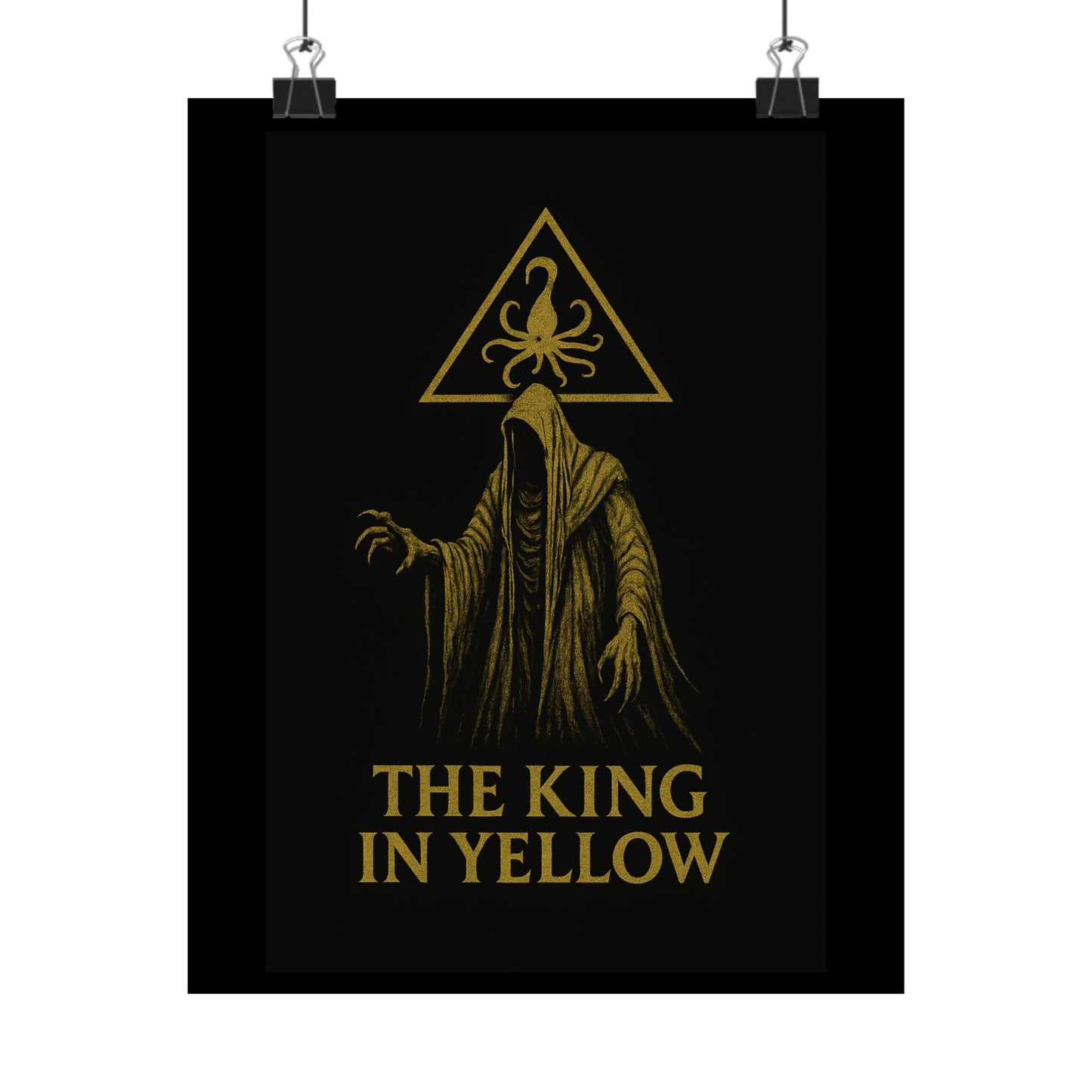King in Yellow Wall Art