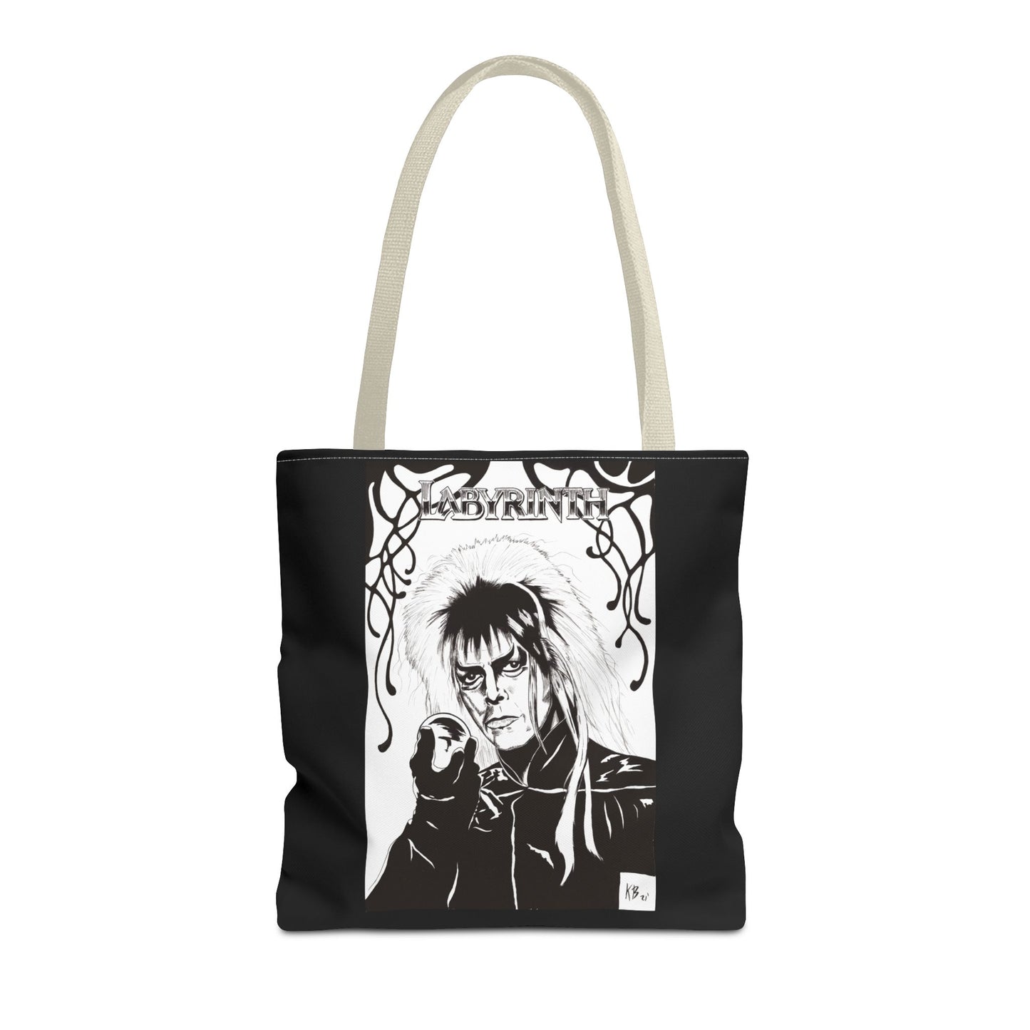 Jareth the Goblin King Tote Bag – Labyrinth Fan Art Market Tote
