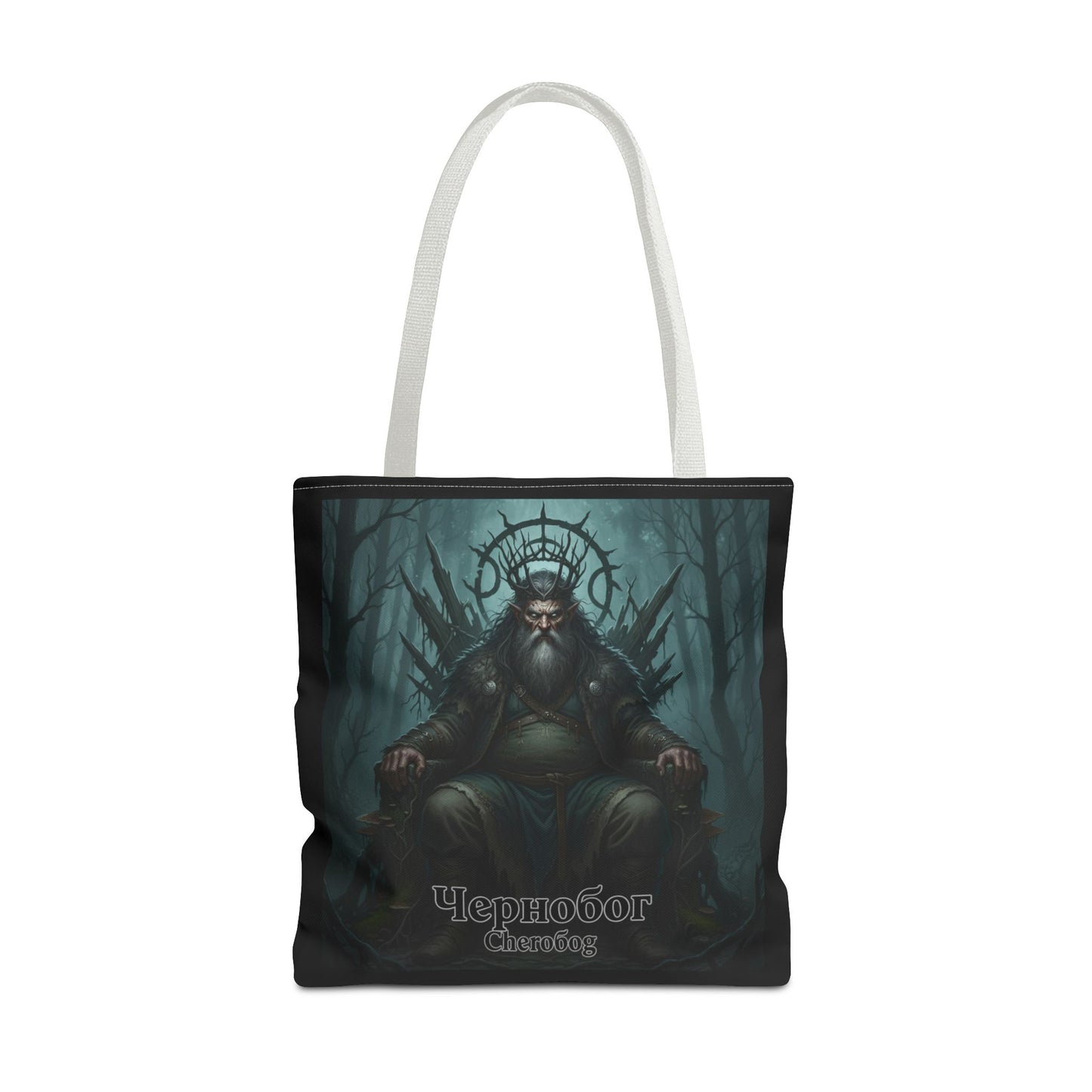 Chernobog Tote Bag – Slavic God of Darkness Folklore Tote