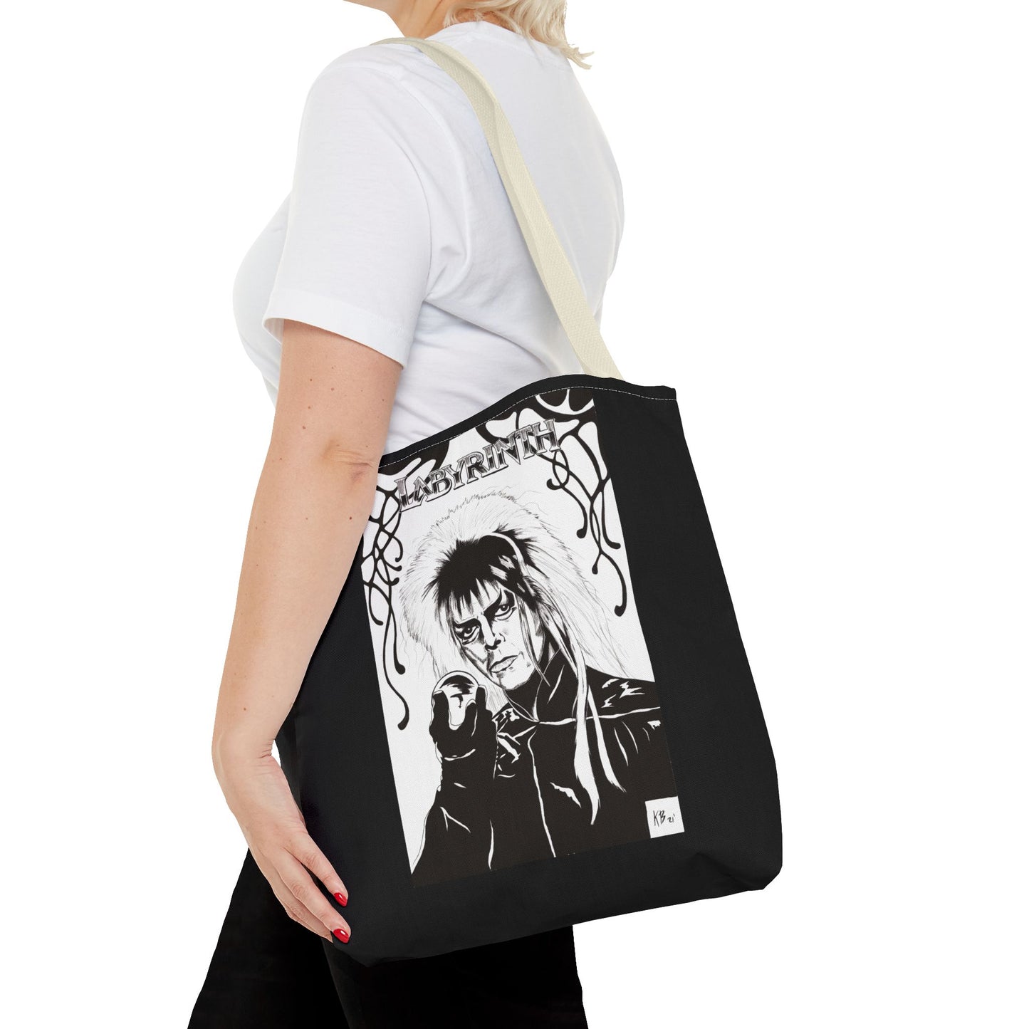 Jareth the Goblin King Tote Bag – Labyrinth Fan Art Market Tote