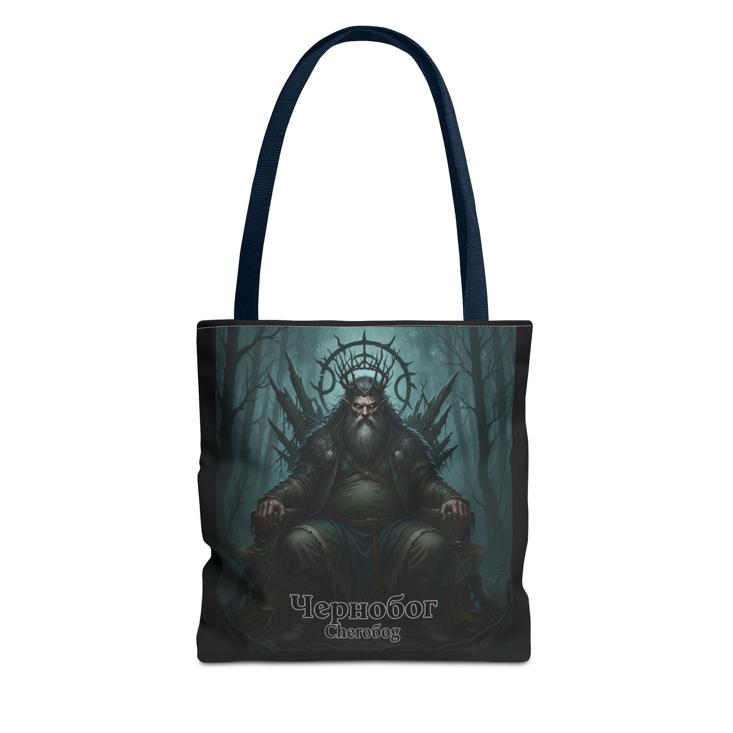 Chernobog Tote Bag – Slavic God of Darkness Folklore Tote