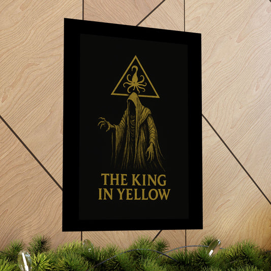 King in Yellow Wall Art – Cosmic Horror Carcosa Print