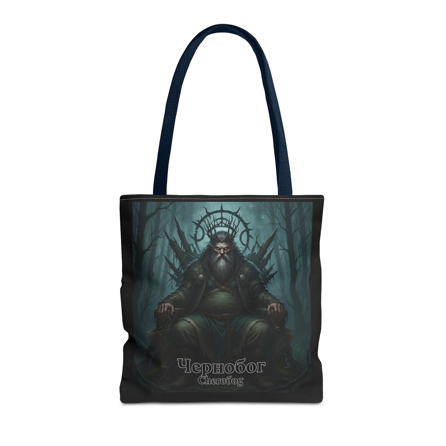 Chernobog Tote Bag – Slavic God of Darkness Folklore Tote
