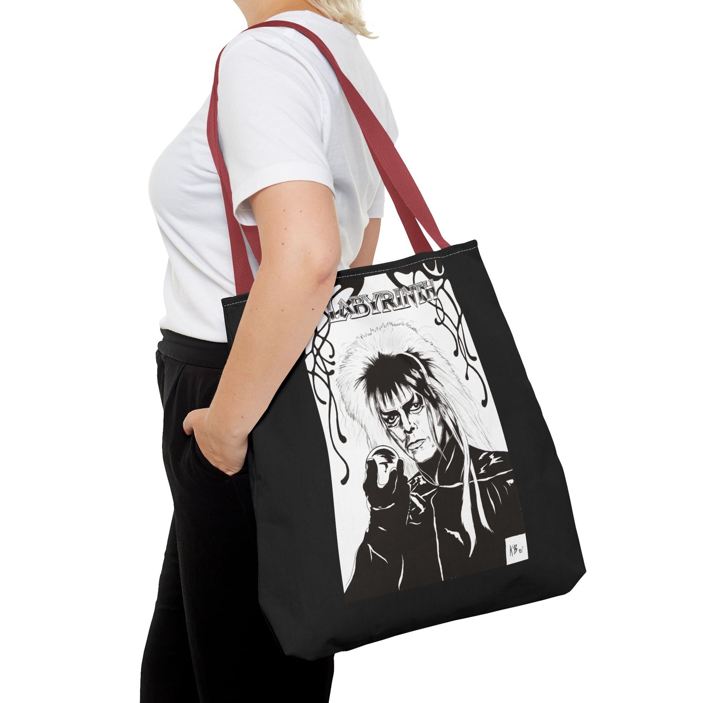 Jareth the Goblin King Tote Bag – Labyrinth Fan Art Market Tote
