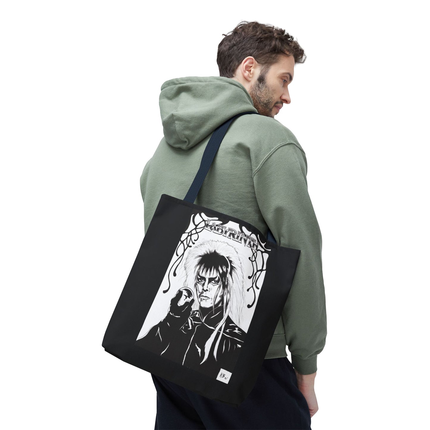 Jareth the Goblin King Tote Bag – Labyrinth Fan Art Market Tote