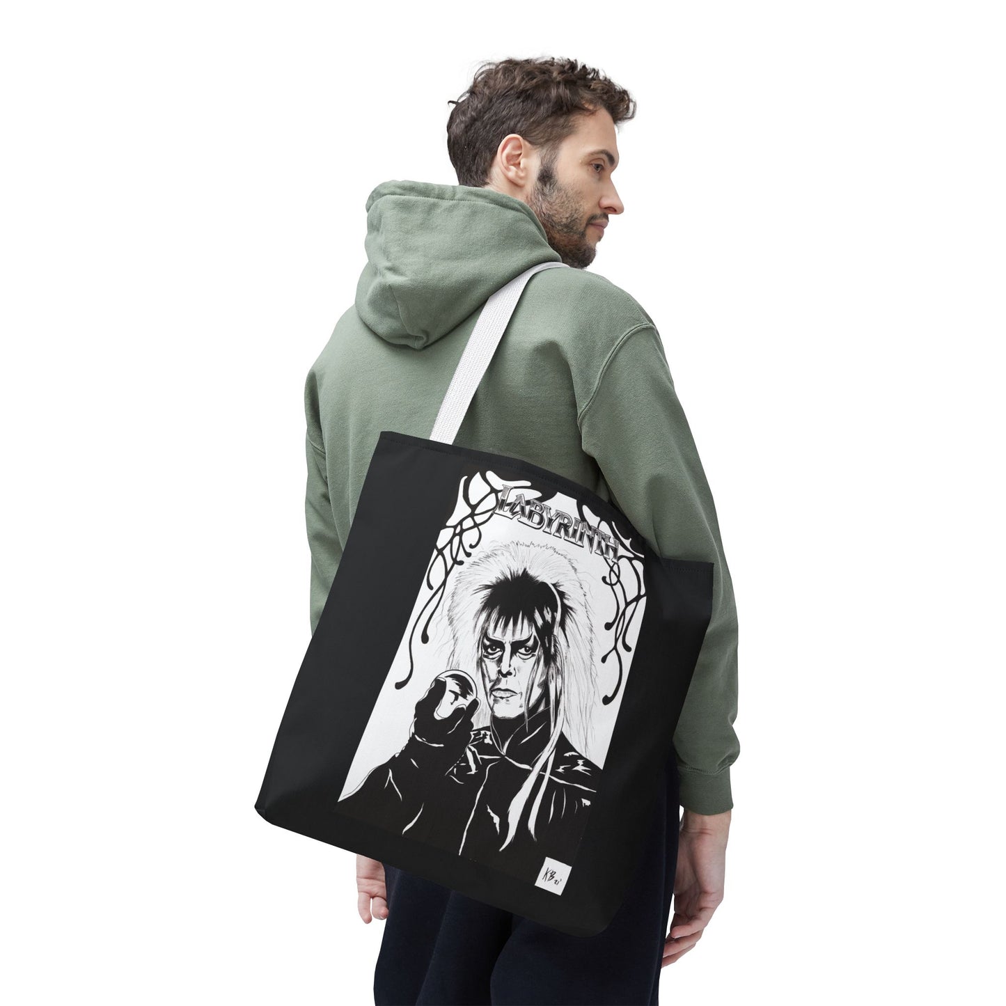 Jareth the Goblin King Tote Bag – Labyrinth Fan Art Market Tote