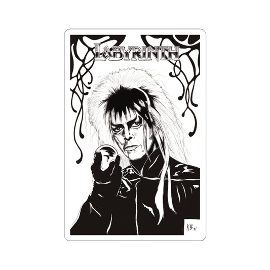 Jareth the Goblin King Vinyl Sticker – Labyrinth Fan Art Decal
