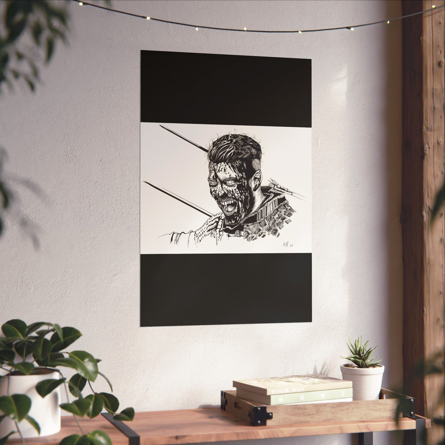 Ivar the Boneless Wall Art – Vikings TV Fan Art Print