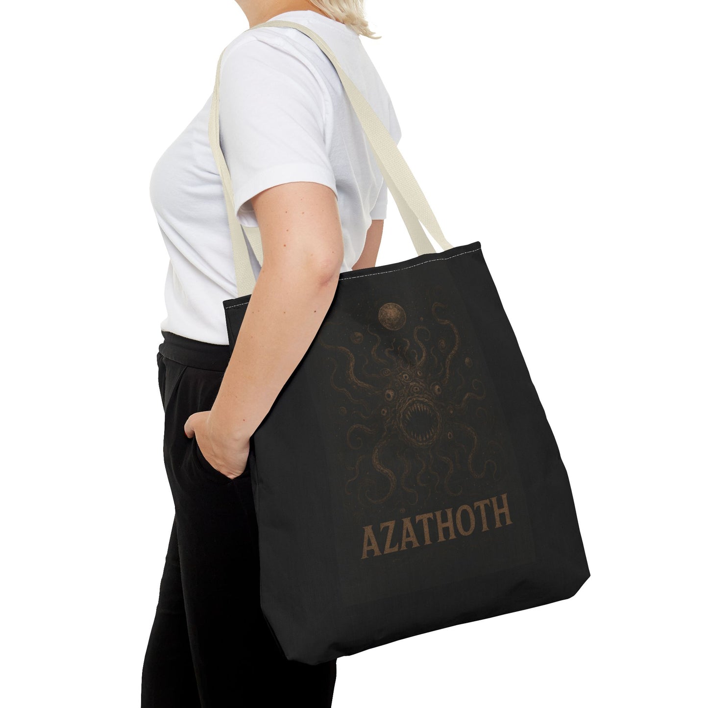 Azathoth Cosmic Horror Unleashed Tote Bag – Lovecraftian Occult Shopper for TTRPG & Horror Fans