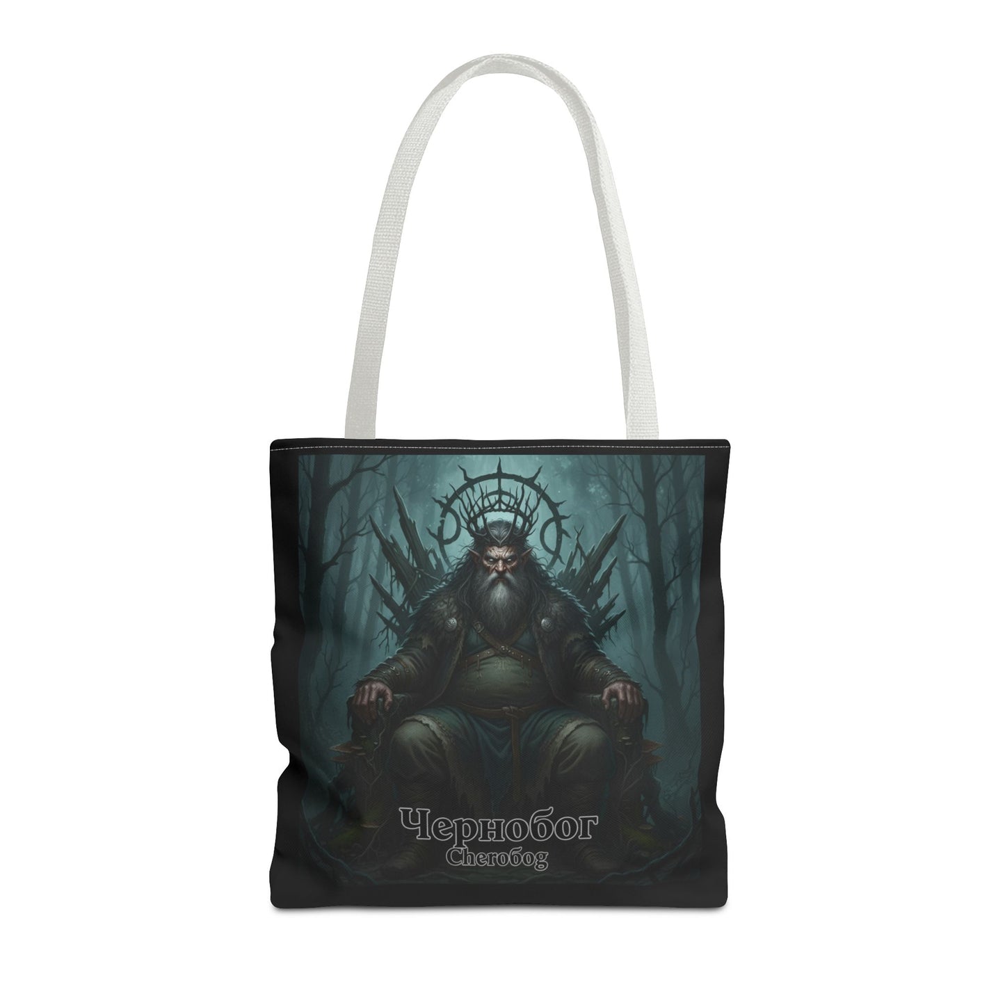 Chernobog Tote Bag – Slavic God of Darkness Folklore Tote