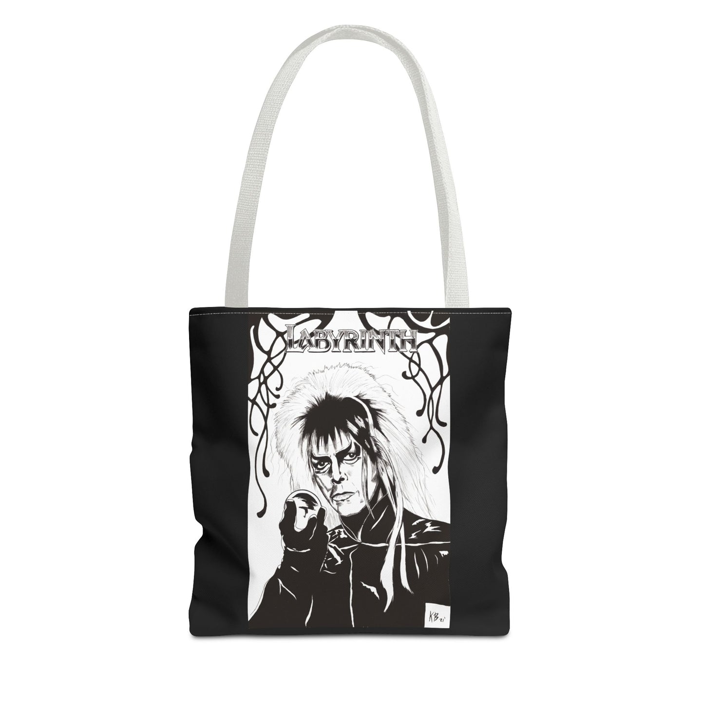Jareth the Goblin King Tote Bag – Labyrinth Fan Art Market Tote