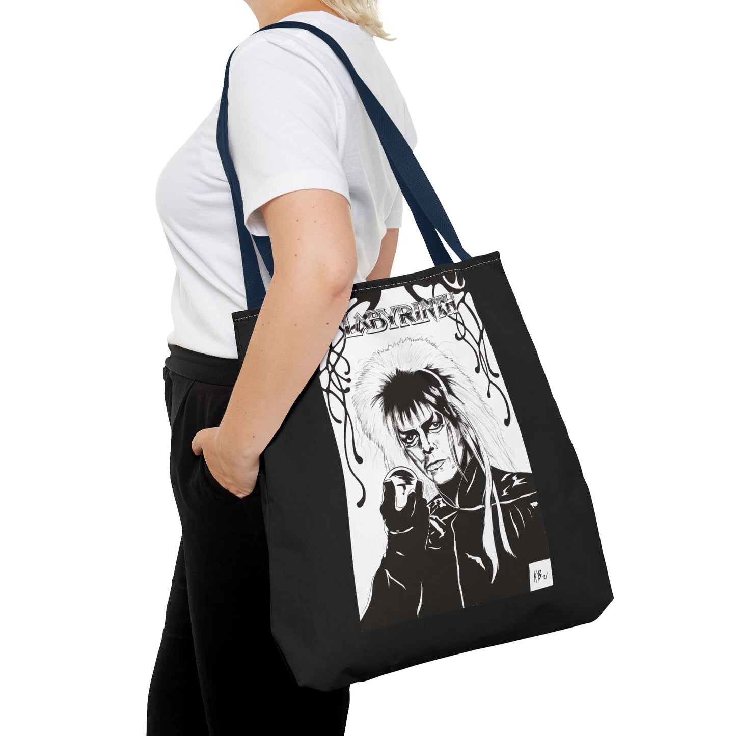 Jareth the Goblin King Tote Bag – Labyrinth Fan Art Market Tote