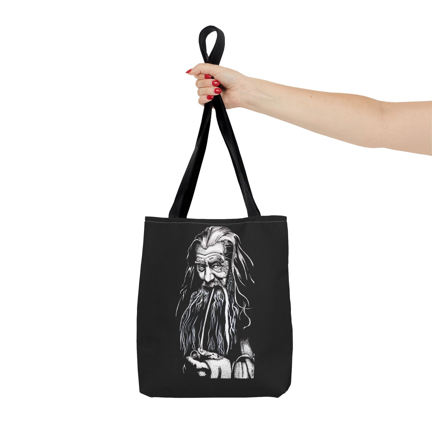 Gandalf LOTR Wizard Tote Bag – Fantasy Canvas Shopper for Movie & Book Lovers