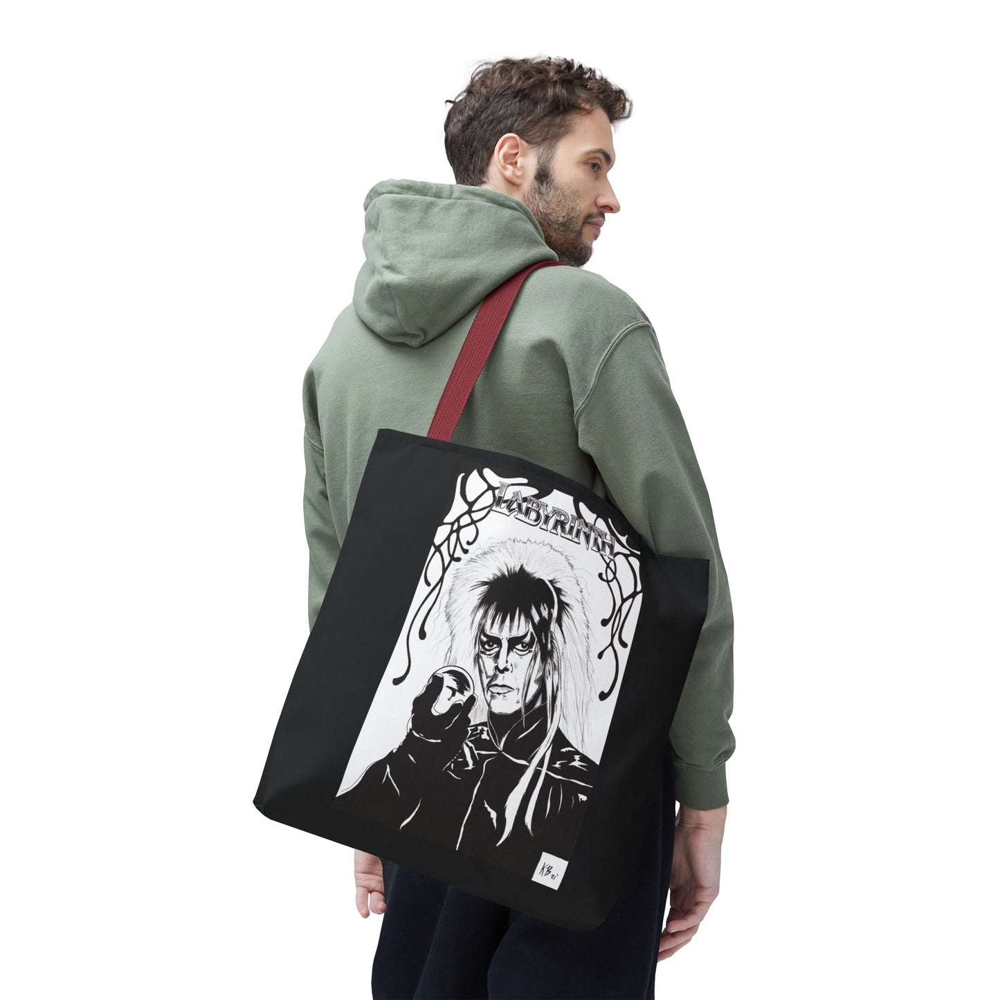 Jareth the Goblin King Tote Bag – Labyrinth Fan Art Market Tote